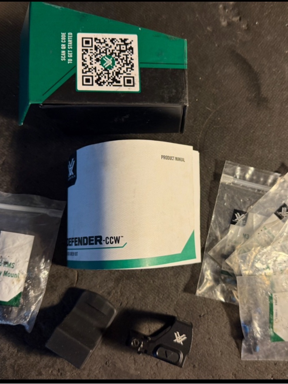 Vortex Defender CCW Green Dot Optic